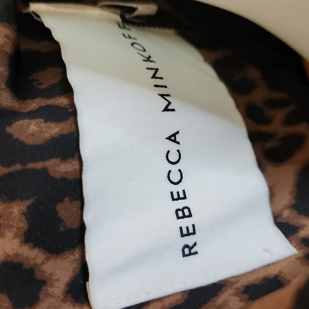 NWT Rebecca Minkoff LEOPARD Animal Print MAXI TRENCH Coat - Picture 12 of 14